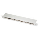 LOGILINK-  Patch Panel 19''-mounting Cat.6A STP 24 ports, grey NP0060