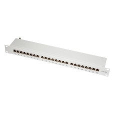 LOGILINK-  Patch Panel 19''-mounting Cat.6A STP 24 ports, grey NP0060