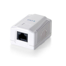 Equip fali aljzat, cat.6, 1x RJ45, fehér 235211 Equip fali aljzat, cat.6, 1x RJ45, fehér 235211
