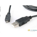 Equip micro USB 2.0 cable AM - MBM5P 1m black 128594