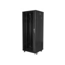 Lanberg 19'' szabadonálló rack szekrény32U/600x600mm fekete (üvegajtó) FF01-6632-12B Lanberg 19'' szabadonálló rack szekrény32U/600x600mm fekete (üvegajtó) FF01-6632-12B