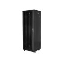 Lanberg 19'' szabadonálló rack szekrény37U/600x600mm fekete (üvegajtó) FF01-6637-12B Lanberg 19'' szabadonálló rack szekrény37U/600x600mm fekete (üvegajtó) FF01-6637-12B