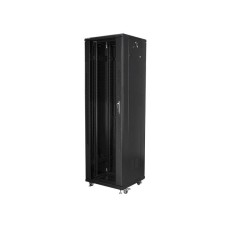 Lanberg 19'' szabadonálló rack szekrény42U/600x600mm fekete (üvegajtó) FF01-6642-12B Lanberg 19'' szabadonálló rack szekrény42U/600x600mm fekete (üvegajtó) FF01-6642-12B
