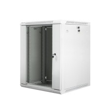 Lanberg 19'' fali rack szekr&eacute;ny 15U 600x600mm sz&uuml;rke (&uuml;vegajt&oacute;) WF01-6615-10S