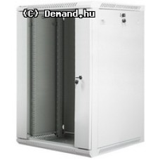 Lanberg 19'' fali rack szekr&eacute;ny 18U 600x600mm sz&uuml;rke (&uuml;vegajt&oacute;) WF01-6618-10S
