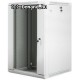 Lanberg 19'' fali rack szekrény 18U 600x600mm szürke (üvegajtó) WF01-6618-10S Lanberg 19'' fali rack szekrény 18U 600x600mm szürke (üvegajtó) WF01-6618-10S