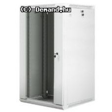 Lanberg 19'' fali rack szekr&eacute;ny 22U 600x600mm sz&uuml;rke (&uuml;vegajt&oacute;) WF01-6622-10S