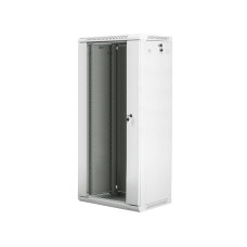 Lanberg 19'' fali rack szekr&eacute;ny 27U 600x450mm sz&uuml;rke (&uuml;vegajt&oacute;) WF01-6427-10S