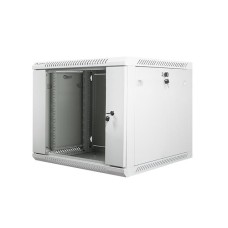 Lanberg 19'' fali rack szekr&eacute;ny 9U 600x600mm sz&uuml;rke (&uuml;vegajt&oacute;) WF01-6609-10S