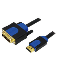 LOGILINK HDMI-DVI k&aacute;bel, HQ, 3 m CHB3103