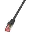 LOGILINK - Patchcord Cat.6 S/FTP PIMF PrimeLine 0,5m black CQ2023S LOGILINK - Patchcord Cat.6 S/FTP PIMF PrimeLine 0,5m black CQ2023S