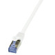 LOGILINK - Patchcord Cat.6A 10G S/FTP PIMF PrimeLine 1m white CQ3031S