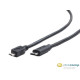 Gembird USB 2.0 micro BM cable to type-C (micro BM/CM), 1m, black CCP-USB2-MBMCM-1M Gembird USB 2.0 micro BM cable to type-C (micro BM/CM), 1m, black CCP-USB2-MBMCM-1M