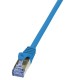 LOGILINK - Patch Cable Cat.6A 10G S/FTP PIMF PrimeLine blue 1m CQ3036S