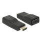 Delock Adapter HDMI-dugós csatlakozó VGA-csatlakozóhüvely fekete 65655 Delock Adapter HDMI-dugós csatlakozó VGA-csatlakozóhüvely fekete 65655