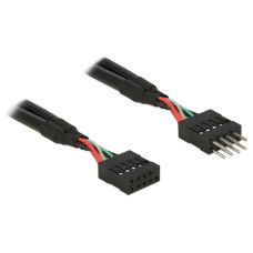 Delock USB 2.0 Pin header Extension Cable 10 pin male / female 10 cm 83872