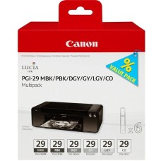 CANON - SUPPLIES INK LV PGI-29 MBK/PBK/DGY/GY/LGY/CO 4868B018 CANON - SUPPLIES INK LV PGI-29 MBK/PBK/DGY/GY/LGY/CO 4868B018