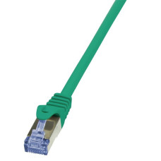 LOGILINK - Patch Cable Cat.6A 10G S/FTP PIMF PrimeLine green 0,50m CQ3025S