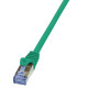 LOGILINK - Patch Cable Cat.6A 10G S/FTP PIMF PrimeLine green 2m CQ3055S LOGILINK - Patch Cable Cat.6A 10G S/FTP PIMF PrimeLine green 2m CQ3055S