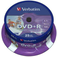 VERBATIM DVD+R 4.7GB 25db/henger