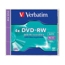 VERBATIM DVD-RW 4,7GB újraírható, normál tokban