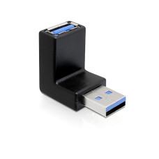 Delock USB 3.0 adapter, apa-anya 270° fokban függőlegesen forgatott 65340 Delock USB 3.0 adapter, apa-anya 270° fokban függőlegesen forgatott 65340
