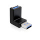Delock USB 3.0 adapter, apa-anya 270° fokban függőlegesen forgatott 65340 Delock USB 3.0 adapter, apa-anya 270° fokban függőlegesen forgatott 65340