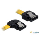 Delock Cable SATA 30cm left/straight metal yellow 82492