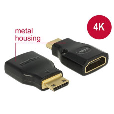 Delock adapter HDMI Micro-C(M)-HDMI(F) High Speed HDMI with Ethernet 4k 65665