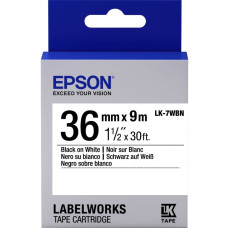 EPSON - SUPPLIES OTHER (S5 S6 U1) TAPE - LK7WBN STD BLK/WHT 36/9  C53S657006