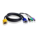 ATEN konzol kábel PS/2-USB KVM    3m