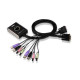 ATEN KVM switch 2PC USB DVI + kábel CS-682 ATEN KVM switch 2PC USB DVI + kábel CS-682
