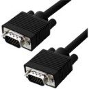 OEM VGA M/M video jelkábel 2m árnyékolt réz fekete