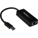 STARTECH GIGABIT USB 3.0 NIC - BLACK USB31000SPTB STARTECH GIGABIT USB 3.0 NIC - BLACK USB31000SPTB