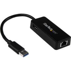 STARTECH GIGABIT USB 3.0 NIC - BLACK USB31000SPTB STARTECH GIGABIT USB 3.0 NIC - BLACK USB31000SPTB