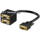 VGA Y kábel  1M/2F Goobay 93263