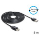 Delock EASY-USB 2.0 -A apa USB 2.0-A anya hosszabbító kábel, 5 m 83373 Delock EASY-USB 2.0 -A apa USB 2.0-A anya hosszabbító kábel, 5 m 83373
