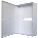 MB100  Esztétikus fémdoboz.
- Zsanéros ajtó