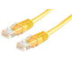 ROLINE UTP CAT6 patch kábel 0,5 m sárga