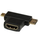 AKYGA Adapter HDMI/miniHDMI/microHDMI AK-AD-23 AKYGA Adapter HDMI/miniHDMI/microHDMI AK-AD-23