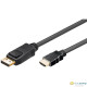 AKYGA Cable HDMI / DisplayPort AK-AV-05 Audio- video cordSeries: HDMI Cable length 1.8 m The cable plug #1 Male connector HDMI The cable plug #2 Male connector Display PortVersion: HDMI 1.3 Isolation material: PCW Cable size: 7 mm AK-AV-05
