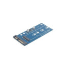 Gembird adapter card M.2 (NGFF) to mini sata (1.8") EE18-M2S3PCB-01 Gembird adapter card M.2 (NGFF) to mini sata (1.8") EE18-M2S3PCB-01