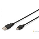 ASSMANN USB 2.0 HighSpeed Cable USB A M (plug)/miniUSB B (5pin) M (plug) 1m bl AK-300108-010-S ASSMANN USB 2.0 HighSpeed Cable USB A M (plug)/miniUSB B (5pin) M (plug) 1m bl AK-300108-010-S