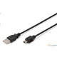 ASSMANN USB 2.0 HighSpeed Cable USB A M (plug)/miniUSB B (5pin) M (plug) 1m bl AK-300108-010-S ASSMANN USB 2.0 HighSpeed Cable USB A M (plug)/miniUSB B (5pin) M (plug) 1m bl AK-300108-010-S