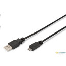 ASSMANN USB 2.0 HighSpeed Connection Cable USB A M(plug)/microUSB B M(plug) 1,0m AK-300110-010-S ASSMANN USB 2.0 HighSpeed Connection Cable USB A M(plug)/microUSB B M(plug) 1,0m AK-300110-010-S