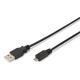 ASSMANN USB 2.0 HighSpeed Connection Cable USB A M(plug)/microUSB B M(plug) 3,0m AK-300110-030-S