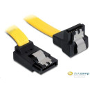 Delock Cable SATA 6 Gb/s up/down metal 30 cm yellow 82820 Delock Cable SATA 6 Gb/s up/down metal 30 cm yellow 82820