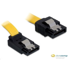 Delock Cable SATA 6 Gb/s male straightSATA male upwards angled 20 cm yellow met 82799 Delock Cable SATA 6 Gb/s male straightSATA male upwards angled 20 cm yellow met 82799