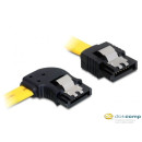 Delock Cable SATA 6 Gb/s male straight SATA male left angled 50 cm yellow metal 82825 Delock Cable SATA 6 Gb/s male straight SATA male left angled 50 cm yellow metal 82825