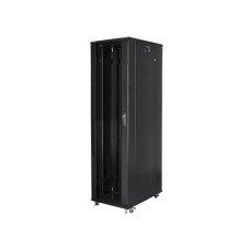 Lanberg 19'' szabadonálló rack szekrény47U/800x1000mm fekete (üvegajtó) FF01-8047-12B Lanberg 19'' szabadonálló rack szekrény47U/800x1000mm fekete (üvegajtó) FF01-8047-12B